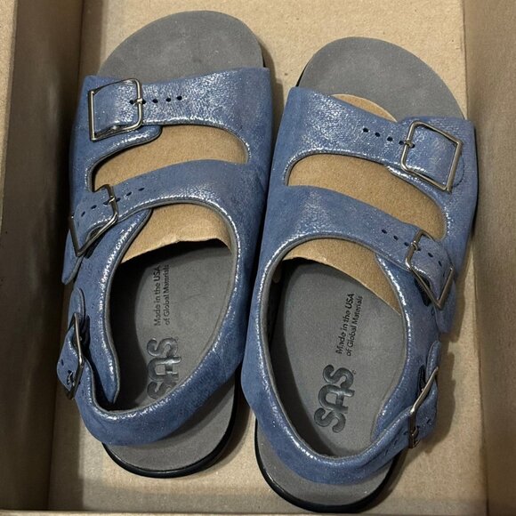 SAS Women's Relaxed Adjustable Heel Strap Sandal 6.5W